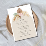 Boho Herfst Bohemian Floral Wedding Uitnodiging<br><div class="desc">Mooie Boho trouwuitnodiging voor je herfst Bohemian trouwfeest. Een eenvoudig monogram met een ontwerp van de bloem- en boogrand in een rijke kleur van natuur,  in een mengsel van eenvoudige lettertypen. Hebt u een aanpassingsverzoek? Neem contact met me op,  ik zou graag helpen.</div>