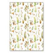 Boho Herfst Bos Branches Trouwtafel nummers Kaart (Achterkant)