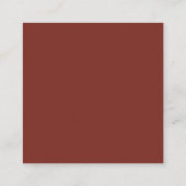 Boho Herfst | Bruidsfeest Cadeauregister Informatiekaartje (Achterkant)