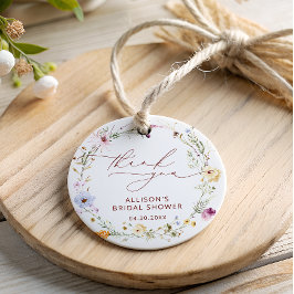 Boho-herfst bruiloft dank je wel bedankjes labels