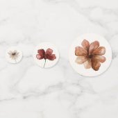 Boho-herfst bruiloftsfeest met wilde bloemen confetti (Voorkanten)