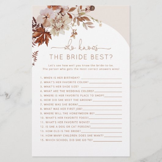 Boho herfst die het beste spel kent (Voorkant)