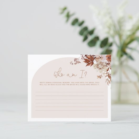 Boho herfst die ik vrijgezellenfeest spel (Staand voorkant)