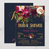 Boho Herfst Floral Arrow Boeket Vrijgezellenfeest Kaart (Voorkant / Achterkant)