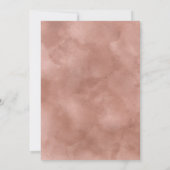 Boho Herfst Floral Bridal Brunch  Kaart (Achterkant)