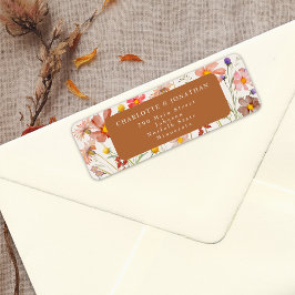 Boho Herfst Floral Wedding Etiket