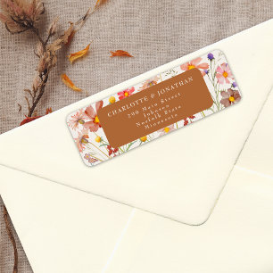 Boho Herfst Floral Wedding Etiket