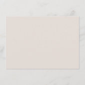 Boho Herfst Flowers Advies en Wensen Informatiekaartje (Achterkant)