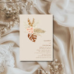 Boho Herfst Flowers Rustic Outdoor Wedding Kaart<br><div class="desc">Onze Boho Herfst Flowers Rustic Outdoor Wedding Invitation is een belichaming van liefde, natuur en de tijdloze charme van de herfst. Of u nu een buitenviering plant, een schuurbruiloft of een intieme bijeenkomst in het bos, deze uitnodiging zet de toon voor een onvergetelijk evenement dat uw liefde viert te midden...</div>