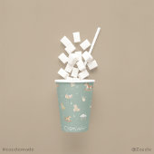 Boho Herfst Gepersonaliseerde Baby shower Papieren Papieren Bekers