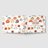 Boho herfst Herfst pompoenpatroon Gastenboek (Volledig)
