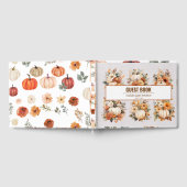 Boho herfst Herfst pompoenpatroon Gastenboek (Volledig)