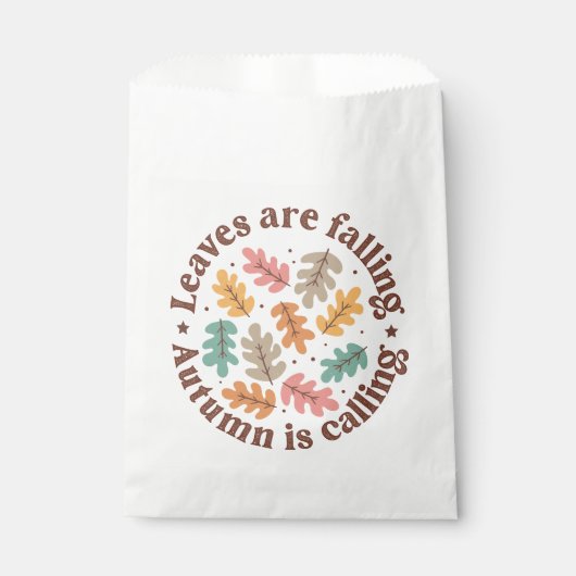 Boho Herfst herfstquote Bedankzakje (Voorkant)