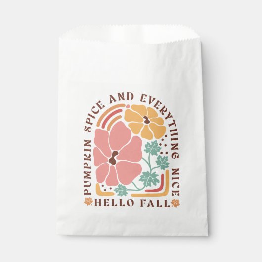 Boho Herfst herfstquote Bedankzakje (Voorkant)