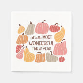 Boho Herfst herfstquote Servet (Voorkant)