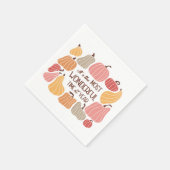 Boho Herfst herfstquote Servet (Hoek)