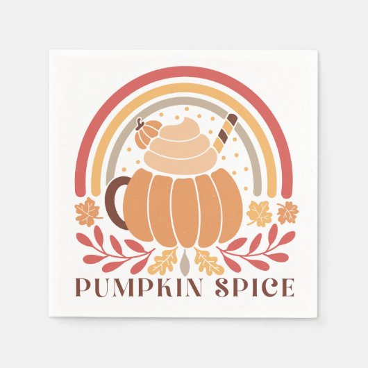 Boho Herfst herfstquote Servet (Voorkant)