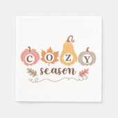 Boho Herfst herfstquote Servet (Voorkant)