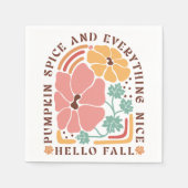 Boho Herfst herfstquote Servet (Voorkant)