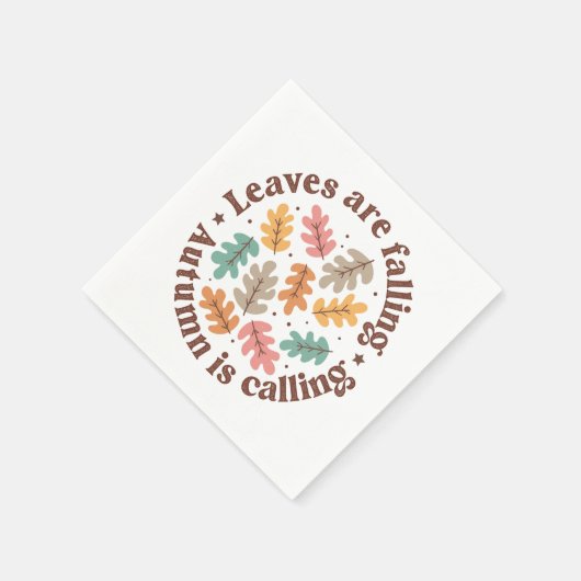 Boho Herfst herfstquote Servet (Hoek)