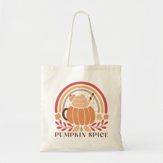 Boho Herfst herfstquote Tote Bag (Voorkant)