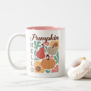 Boho Herfst herfstquote Tweekleurige Koffiemok