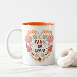 Boho Herfst herfstquote Tweekleurige Koffiemok