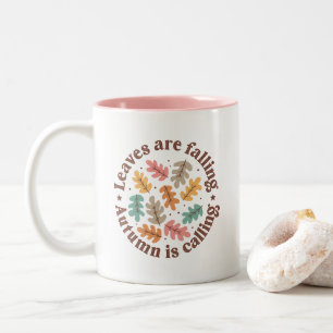 Boho Herfst herfstquote Tweekleurige Koffiemok