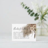 Boho Herfst In Liefde Pampas Grass Boek Aanvraag Informatiekaartje (Staand voorkant)