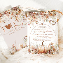 Boho Herfst in liefde Wildflower Baby shower