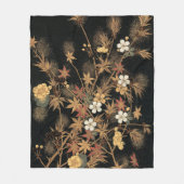 Boho Herfst Japans Fleece Deken (Voorkant)