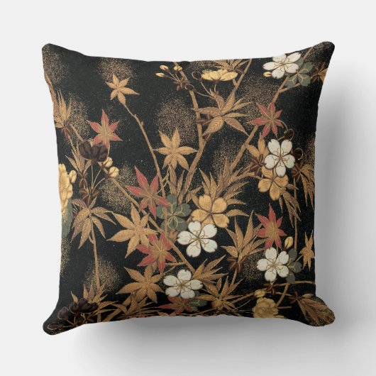 Boho Herfst Japans Kussen (Achterkant)