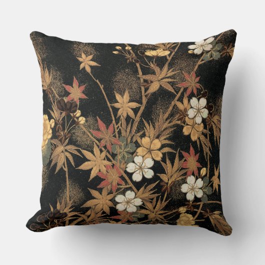 Boho Herfst Japans Kussen (Voorkant)