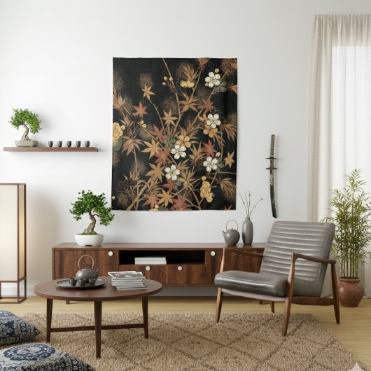 Boho Herfst Japans Wandkleed