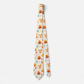 Boho Herfst Leave Pattern Autumn's Beauty met stij Stropdas (Voorkant)