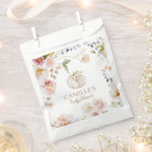 Boho Herfst Meisje Baby shower Bedankzakje (Geknipt)