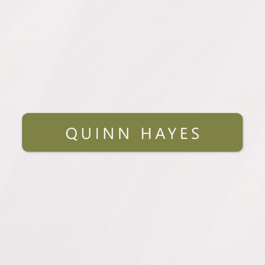 Boho Herfst Naam Labels (Design 1)