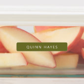 Boho Herfst Naam Labels (Aangebracht)