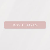 Boho Herfst Naam Labels (Design 2)