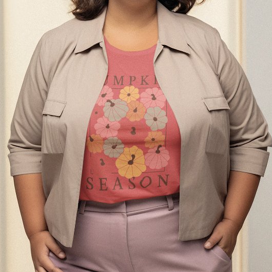 Boho Herfst Ontwerp Tri-Blend Shirt