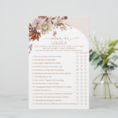 Boho herfst over of onder vrijgezellenfeest spel (Staand voorkant)