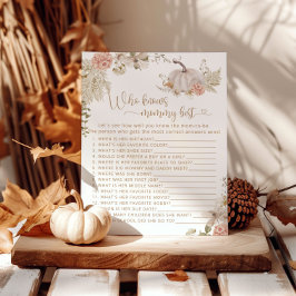 Boho herfst pomkin floral die mama het beste kent