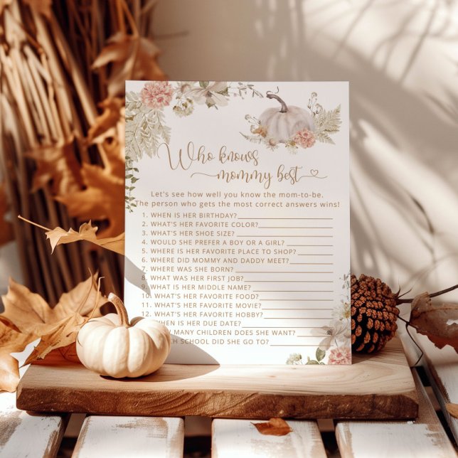 Boho herfst pomkin floral die mama het beste kent (Creator heeft geüpload)