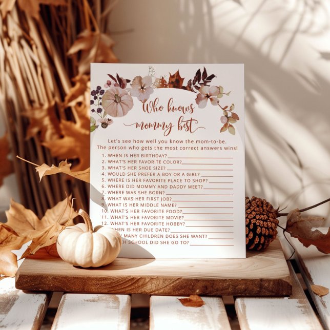 Boho herfst pomkin floral die mama het beste kent (Creator heeft geüpload)