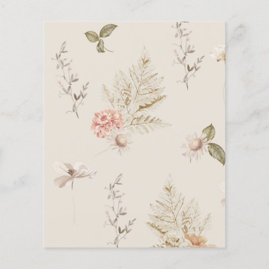 Boho herfst pomkin floral die mama het beste kent (Achterkant)