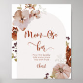 Boho herfst pomkin poster met mamma-osa bar (Voorkant)