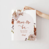 Boho herfst pomkin poster met mamma-osa bar