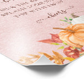 Boho Herfst Pompoen Bruidsmeisjes Bruiloft Mimosa Foto Afdruk (Hoek)