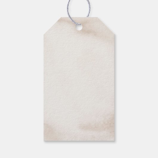 Boho herfst pompoen douche dank u cadeaulabel (Achterkant)