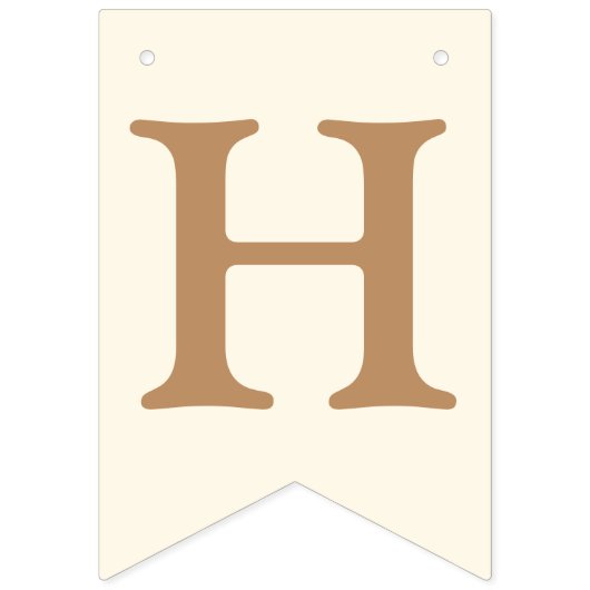 Boho Herfst pompoen Happy Birthday Vlaggetjes (Tweede vlag)